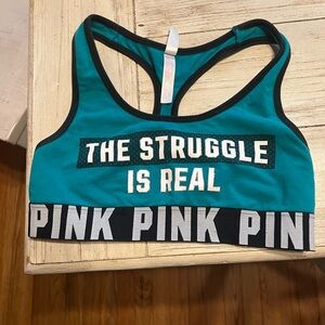 Pink Victoria secret sports bra